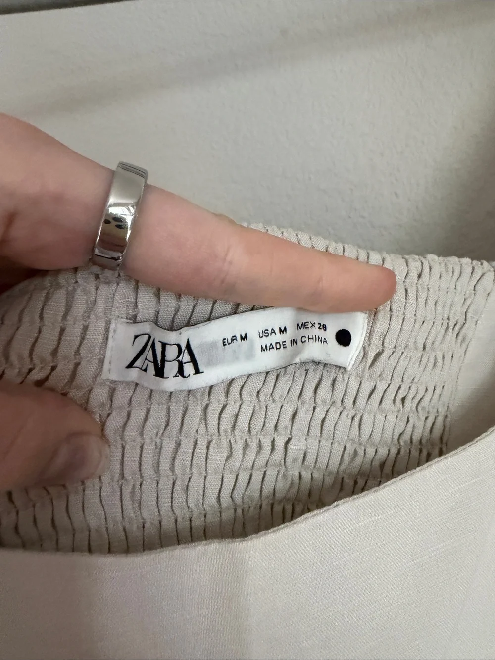 Women's Zara Cream Maxi Sundress - Simple Scoop Neck
